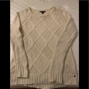 Women’s soft cable sweater from American Eagle